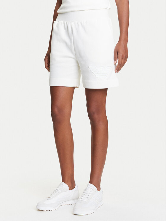 Emporio Armani Sportiniai šortai · Balta