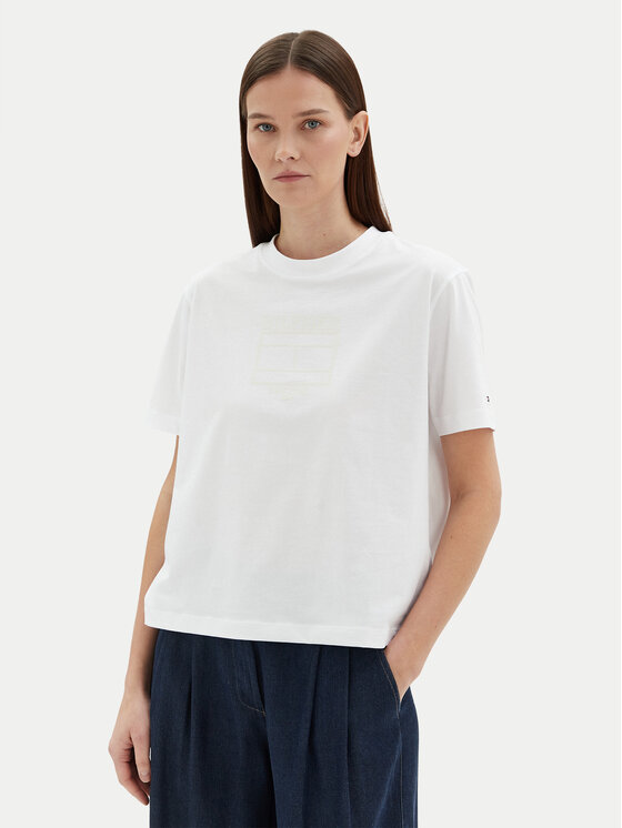 Tommy Hilfiger Marškinėliai · Balta
