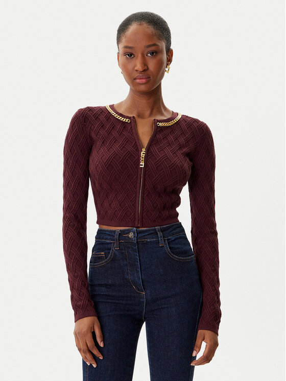 Elisabetta Franchi Kardiganas · Vyšninė · Regular Fit