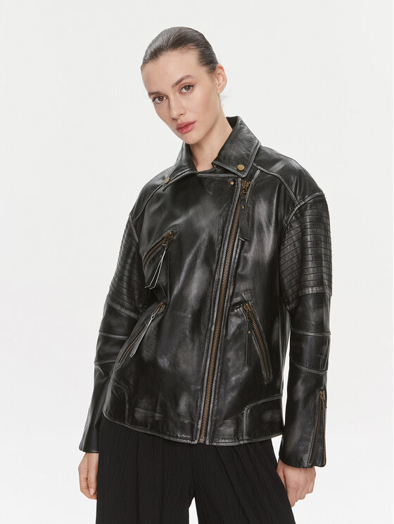 MAX&Co. Odinė striukė · Juoda