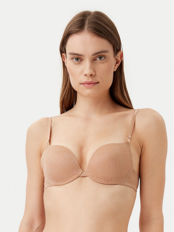 Guess Pakelianti (push-up) liemenėlė · Ruda