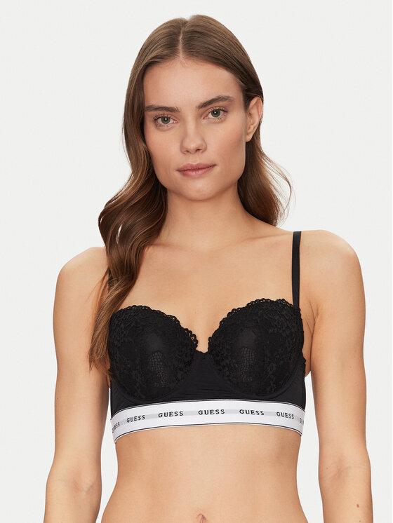 Kodas 20MAY Guess Pusiau dengta (balcony bra) liemenėlė · Juoda