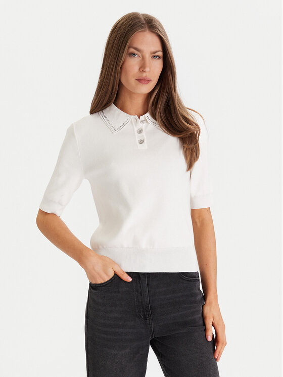 Morgan Megztinis · Écru · Regular Fit