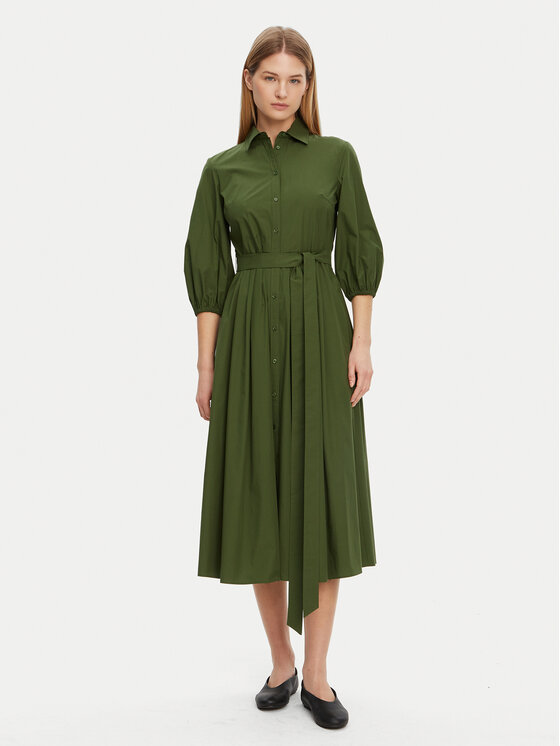 Weekend Max Mara Marškinių tipo suknelė · Žalia · Midi