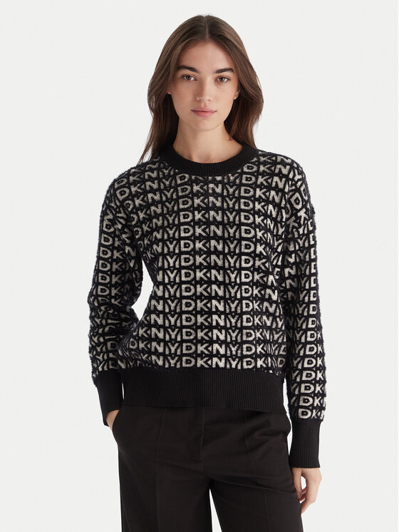 DKNY Megztinis · Juoda · Regular Fit