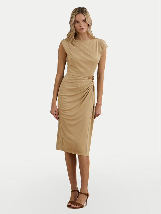 LAUREN RALPH LAUREN Kasdieninė suknelė · Smėlio · Midi