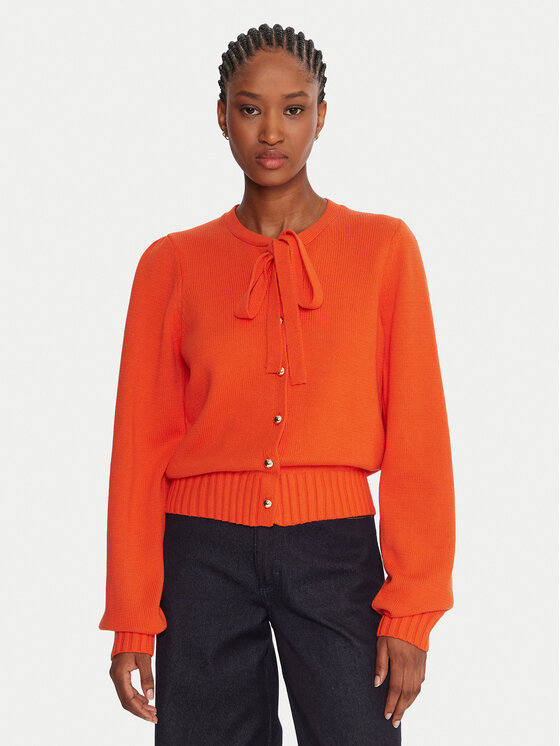 French Connection Kardiganas · Oranžinė · Regular Fit