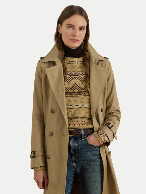 Kodas 20MAY LAUREN RALPH LAUREN Trenčas · Smėlio