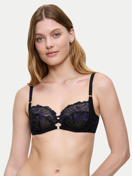 Triumph Pusiau dengta (balcony bra) liemenėlė · Juoda