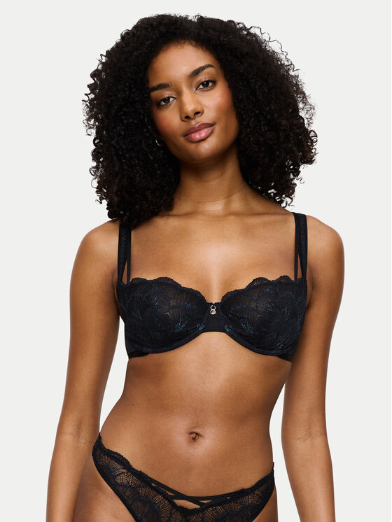 Triumph Pusiau dengta (balcony bra) liemenėlė · Juoda