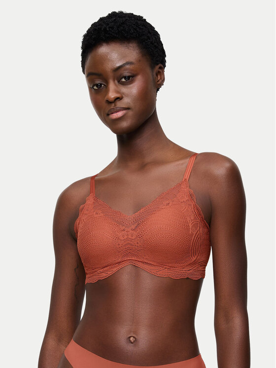 Triumph Besiūlė liemenėlė · Oranžinė