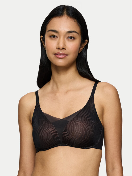 Triumph Besiūlė liemenėlė · Juoda