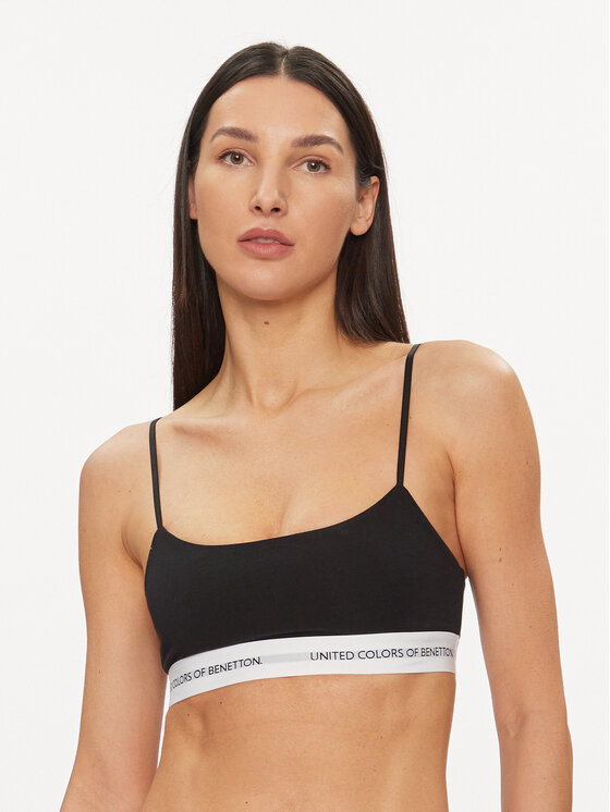 United Colors Of Benetton Sportinė liemenėlė · Juoda