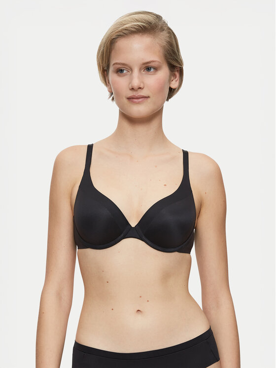 Triumph Pakelianti (push-up) liemenėlė · Juoda
