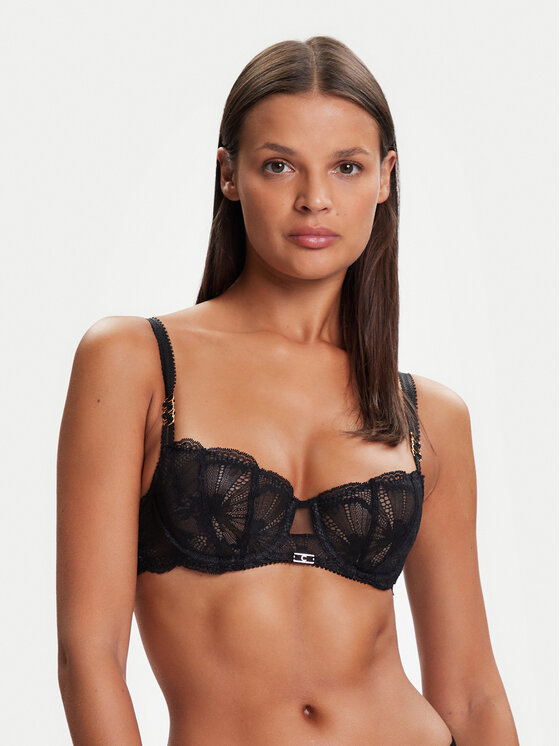Chantelle Pusiau dengta (balcony bra) liemenėlė · Juoda