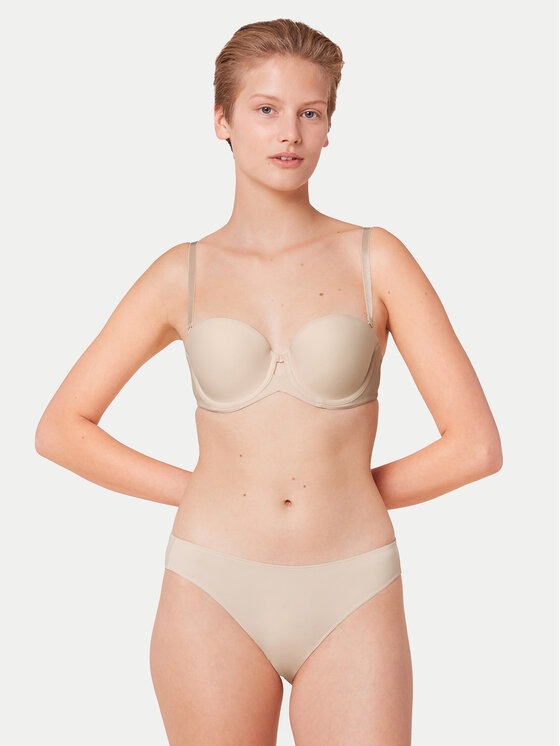 Triumph Bardotė liemenėlė · Écru