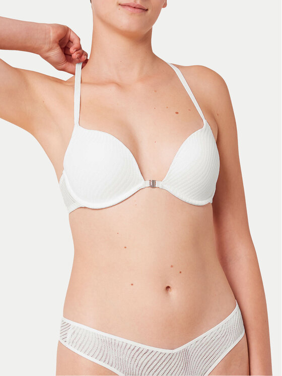Triumph Pakelianti (push-up) liemenėlė · Balta