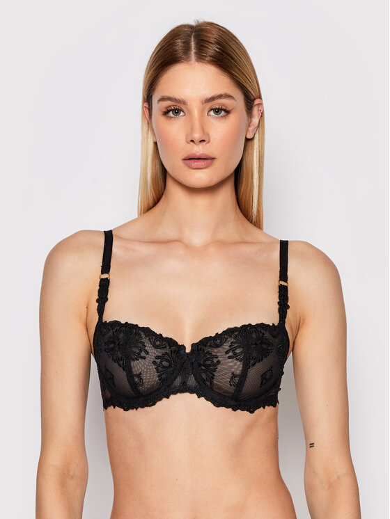 Chantelle Pusiau dengta (balcony bra) liemenėlė · Juoda