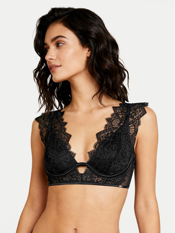 Hunkemöller Liemenėlė su lankeliais · Juoda