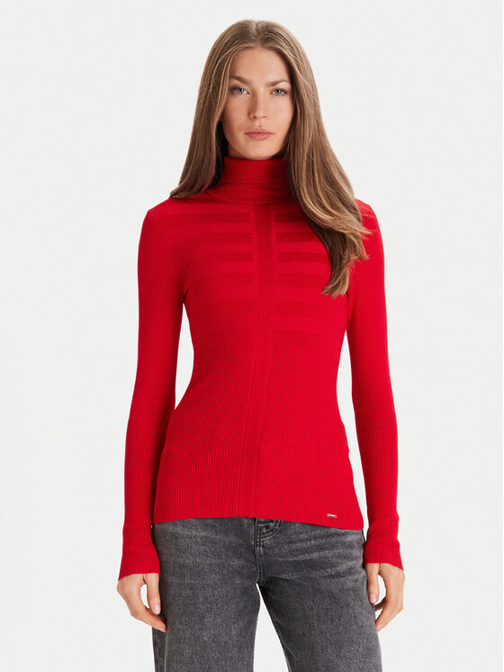 Morgan Golfas · Raudona · Slim Fit