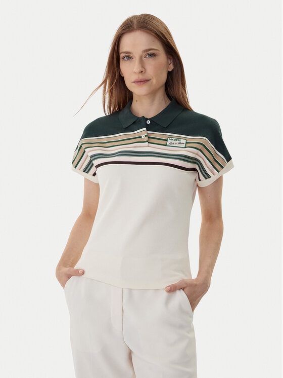 Lacoste Polo marškinėliai · Écru