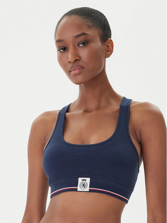 Tommy Hilfiger Sportinė liemenėlė · Tamsiai mėlyna