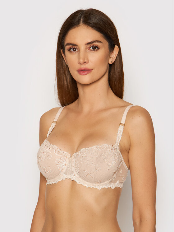 Chantelle Pusiau dengta (balcony bra) liemenėlė · Smėlio