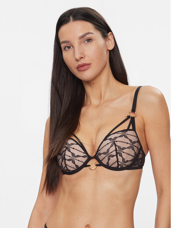 Chantelle X Pakelianti (push-up) liemenėlė · Juoda