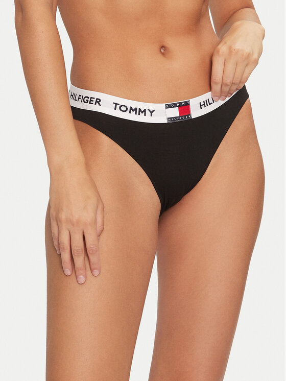 Tommy Hilfiger Klasikinės kelnaitės · Juoda