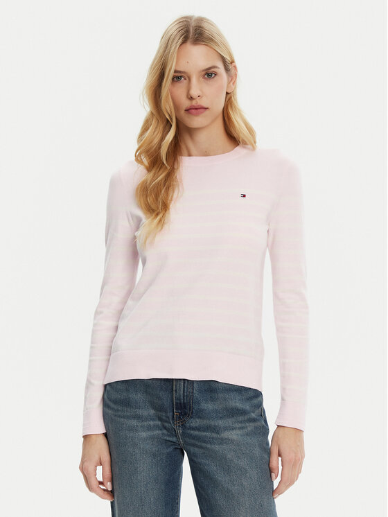 Tommy Hilfiger Megztinis · Rožinė · Regular Fit