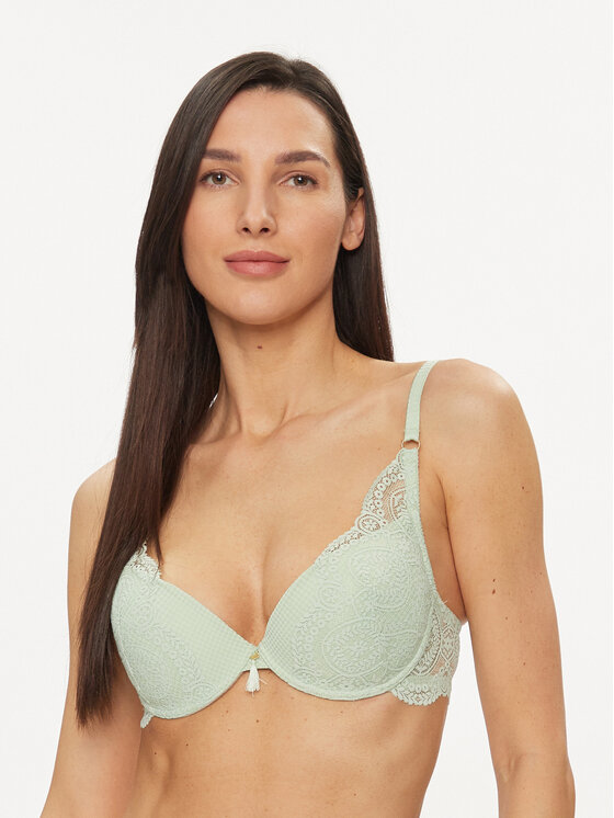 Selmark Pakelianti (push-up) liemenėlė · Žalia
