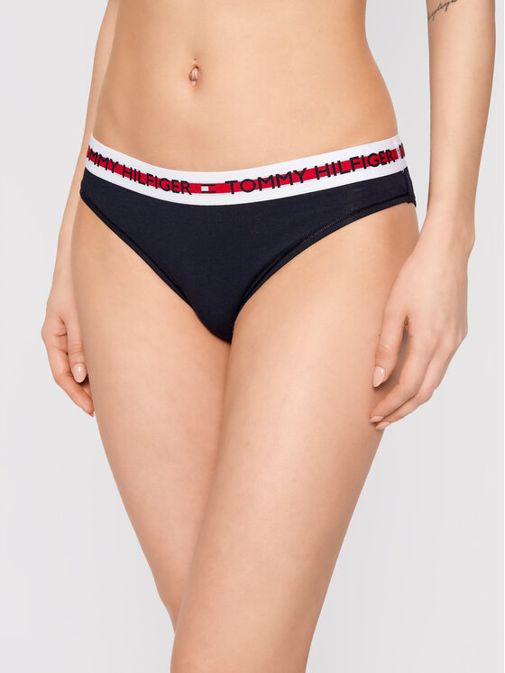 Tommy Hilfiger Klasikinės kelnaitės · Tamsiai mėlyna