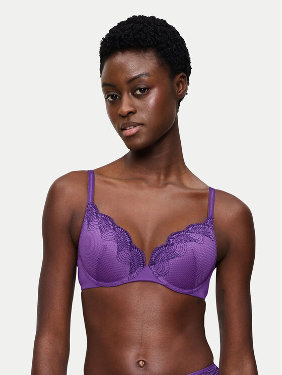 Triumph Pakelianti (push-up) liemenėlė · Violetinė