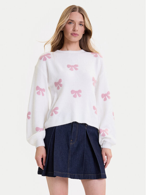 ONLY Megztinis · Balta · Regular Fit