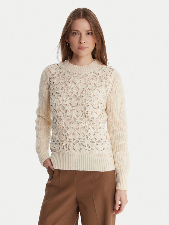 Artigli Megztinis · Écru · Regular Fit