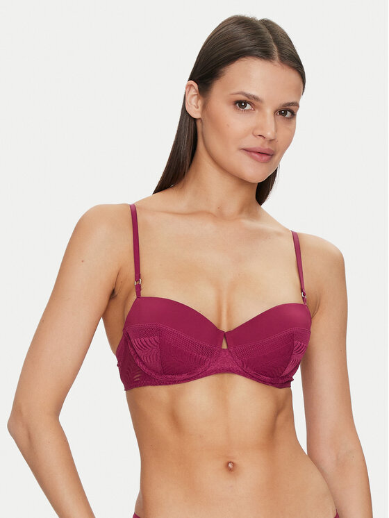 Calvin Klein Underwear Pusiau dengta (balcony bra) liemenėlė · Violetinė
