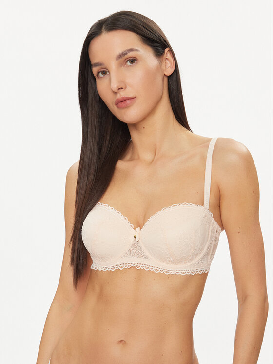 Selmark Pusiau dengta (balcony bra) liemenėlė · Écru