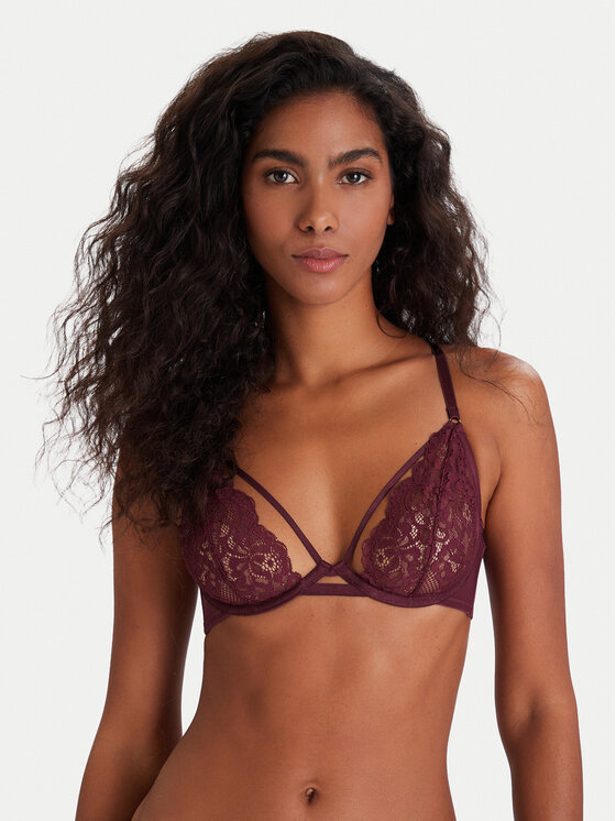 Hunkemöller Liemenėlė su lankeliais · Vyšninė