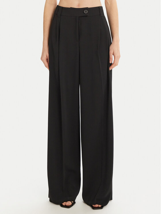 Marella Palazzo kelnės · Juoda · Regular Fit