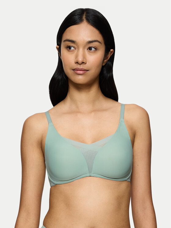 Triumph Besiūlė liemenėlė · Žalia