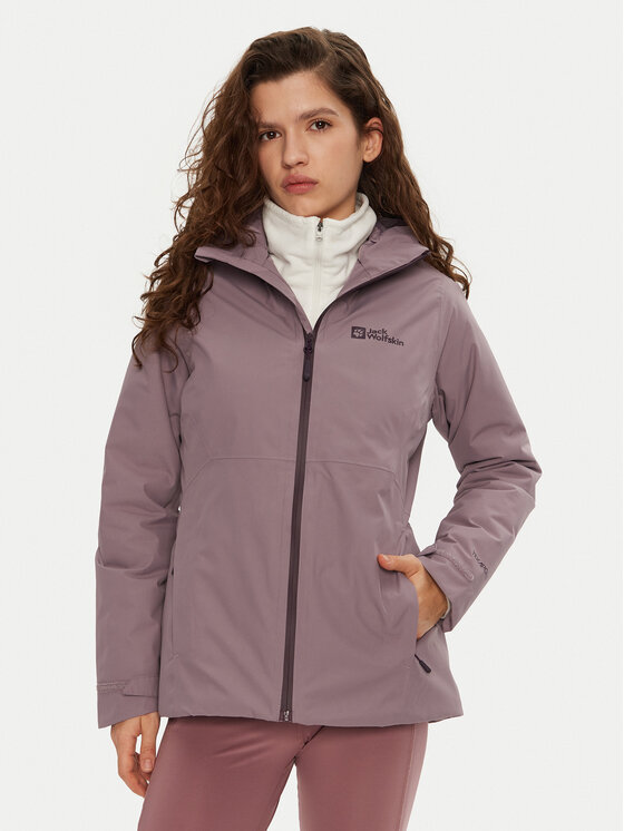 Jack Wolfskin Neperšlampanti striukė · Violetinė