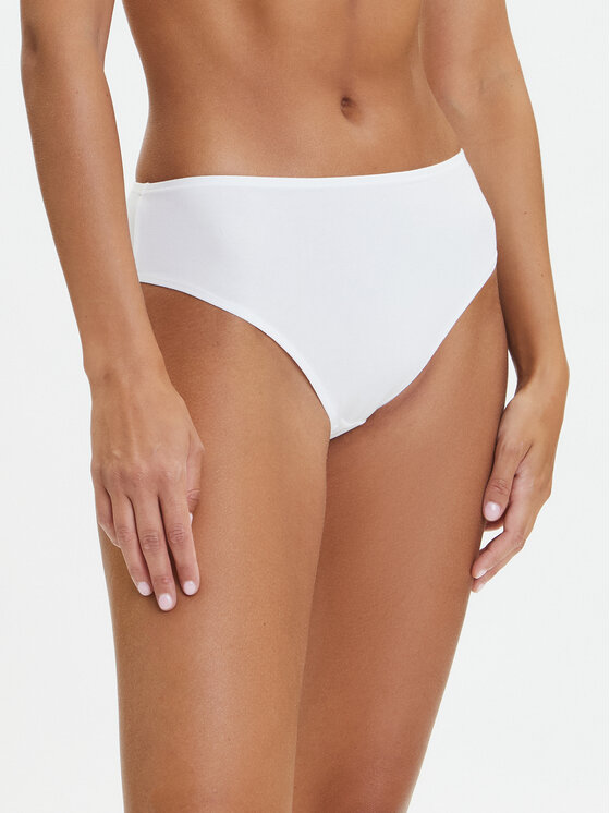 Hunkemöller Klasikinės kelnaitės aukštu juosmeniu · Balta