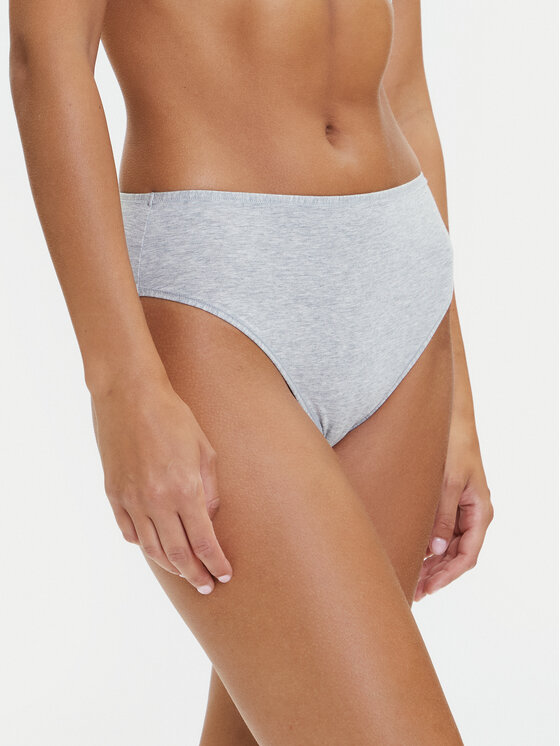 Hunkemöller Klasikinės kelnaitės aukštu juosmeniu · Pilka