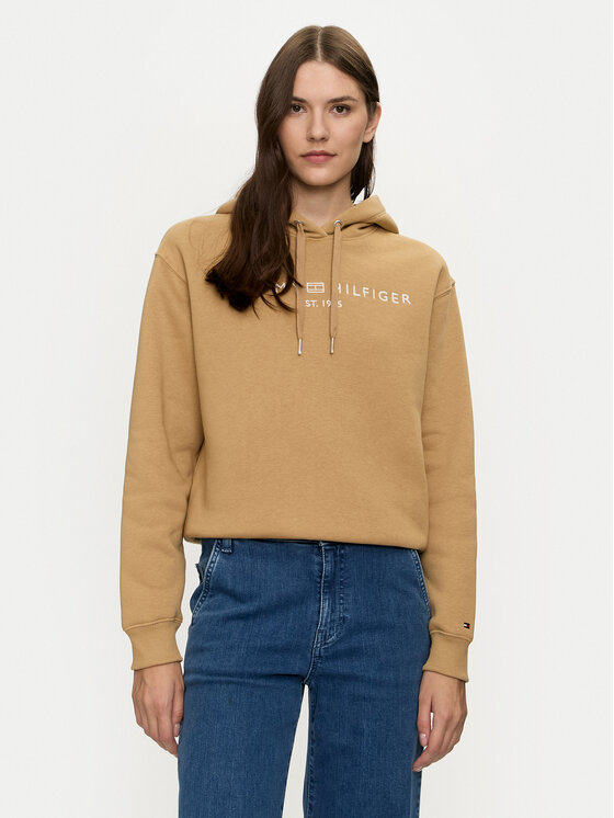 Tommy Hilfiger Džemperis · Smėlio · Regular Fit