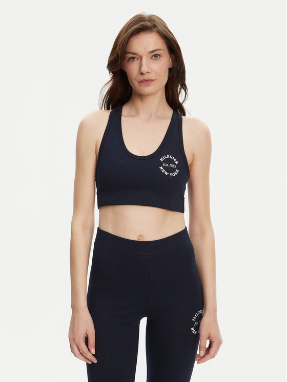 Tommy Hilfiger Sportinė liemenėlė · Tamsiai mėlyna