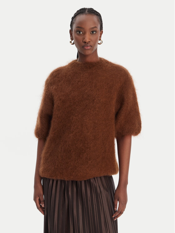 Dixie Megztinis · Ruda · Relaxed Fit