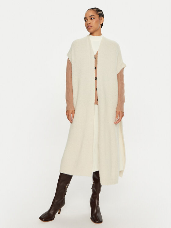 Dixie Kardiganas · Balta · Relaxed Fit