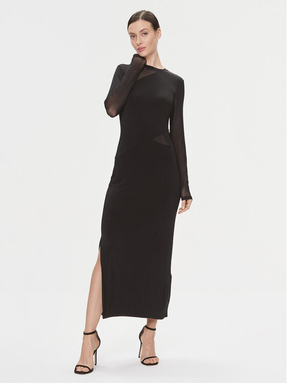 Bruuns Bazaar Kokteilinė suknelė · Juoda · Midi