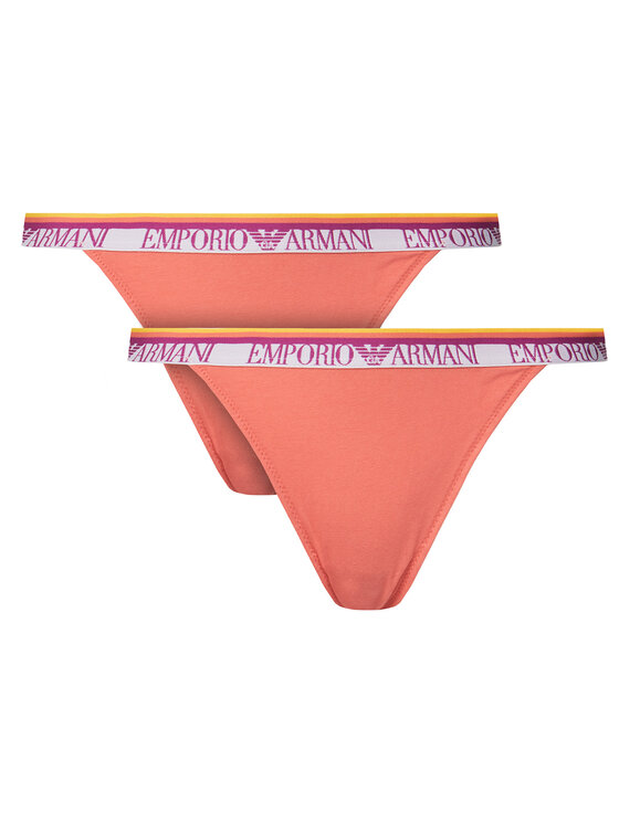Emporio Armani Underwear Stringų komplektas · Rožinė