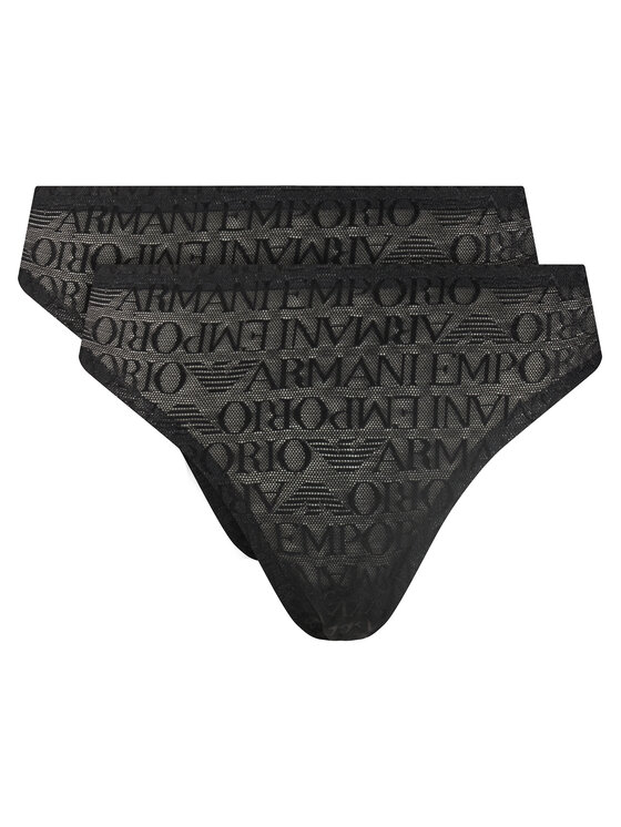 Emporio Armani Underwear Brazilinių kelnaičių komplektas · Juoda